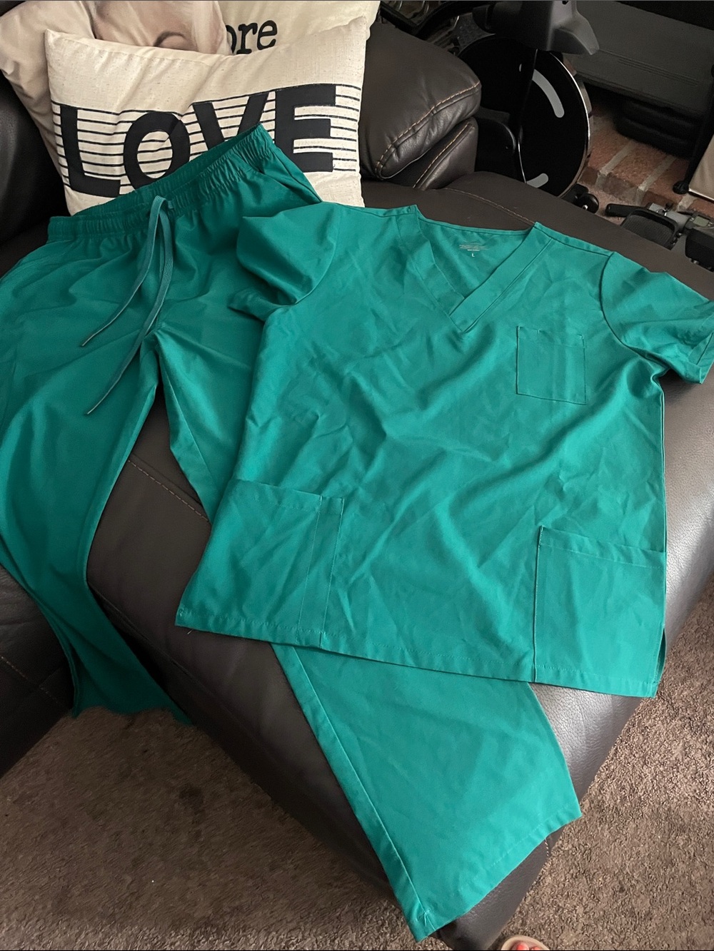 Women’s Teal Drawstring Jogger Pants - Comfortable Medical & Casual Wear